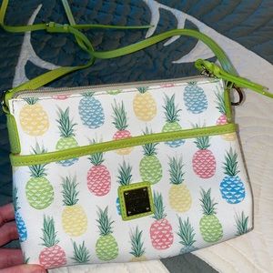 Dooney and Burke pineapple crossbody